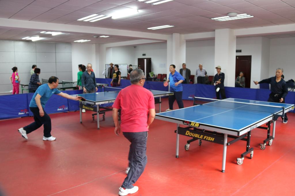 乒乓球比赛现场